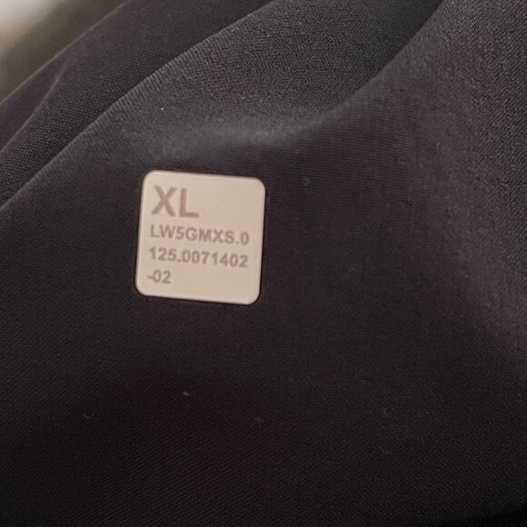 LULULEMON black LW5GMXS black pant/XL/exc condition - Picture 7 of 7